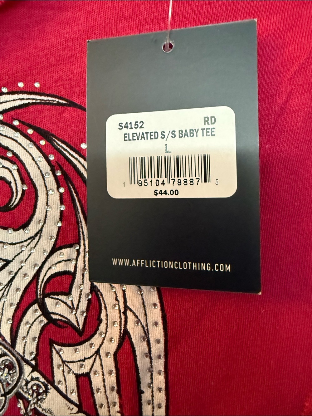 Affliction Cropped Tee - Picture 4 of 6